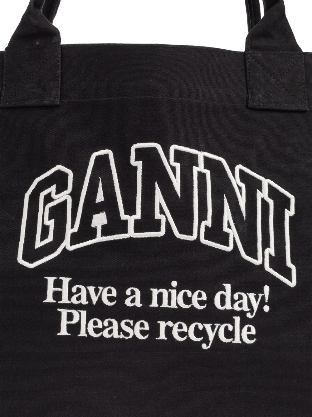 Ganni Bags Grey Recycled Cotton