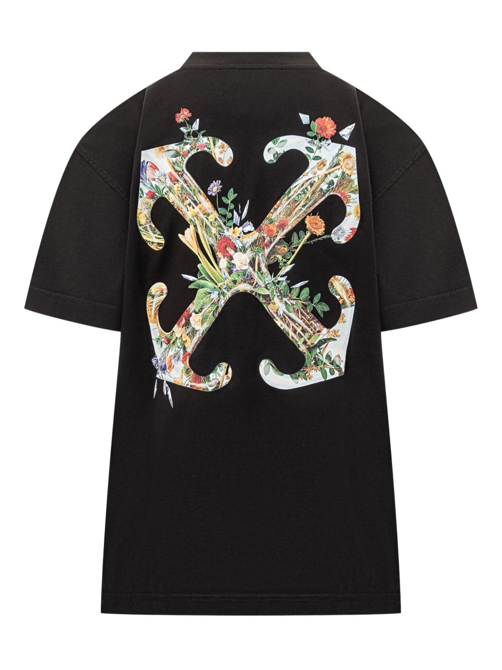Off White T-Shirts And Polos Black