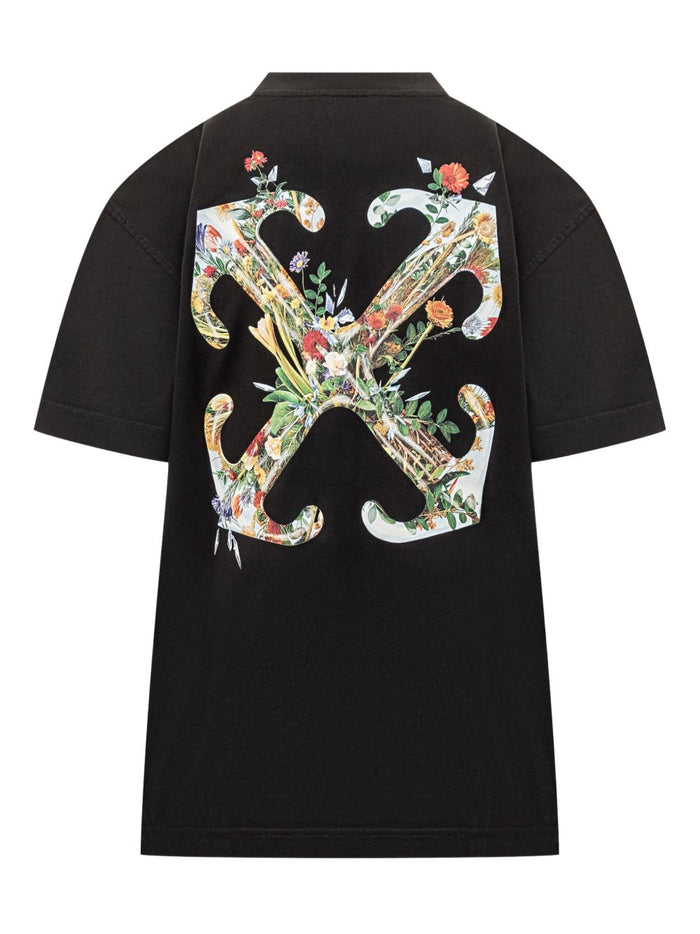 Off White T-Shirts And Polos Black