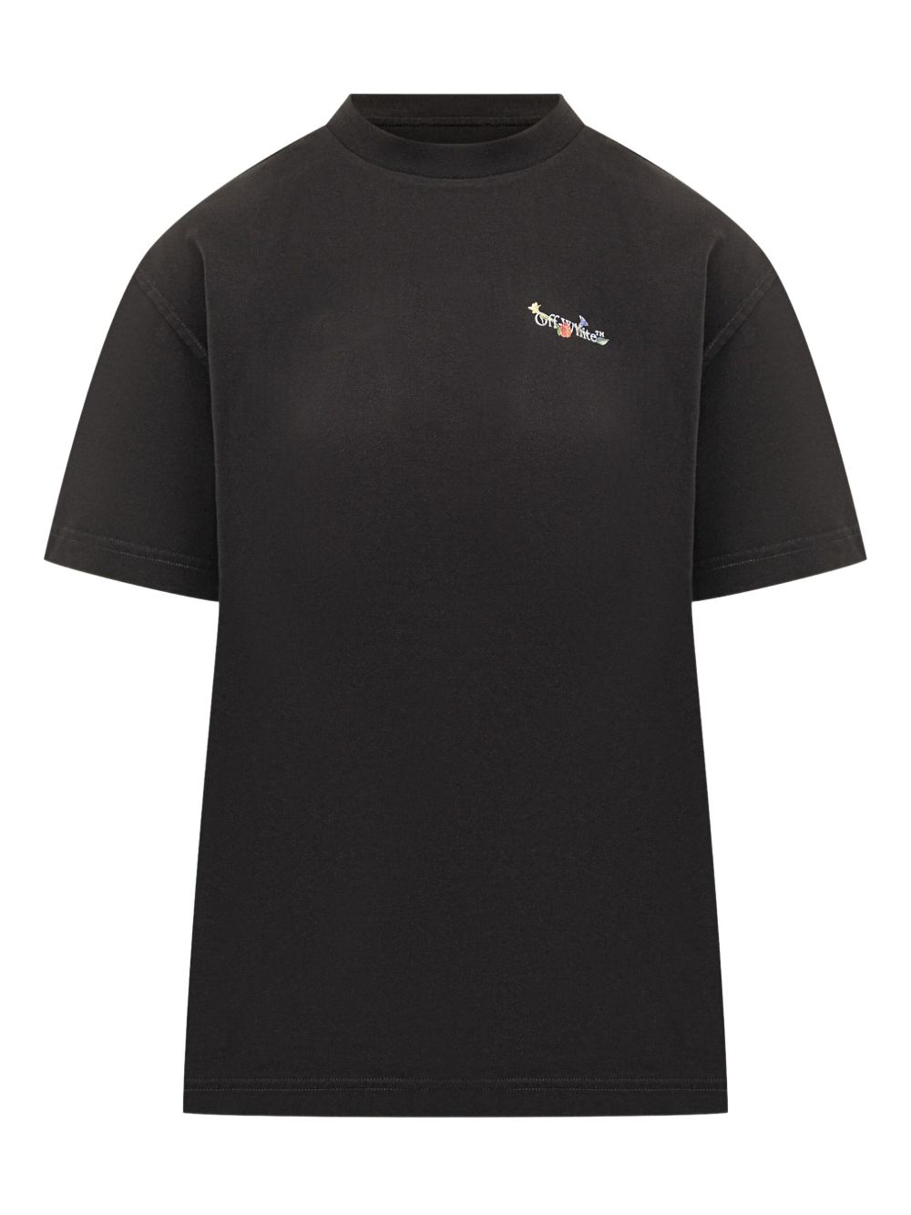 Off White T-Shirts And Polos Black