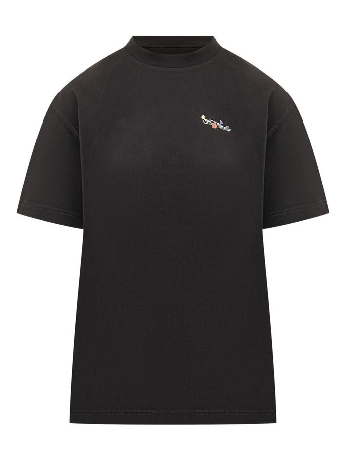 Off White T-Shirts And Polos Black