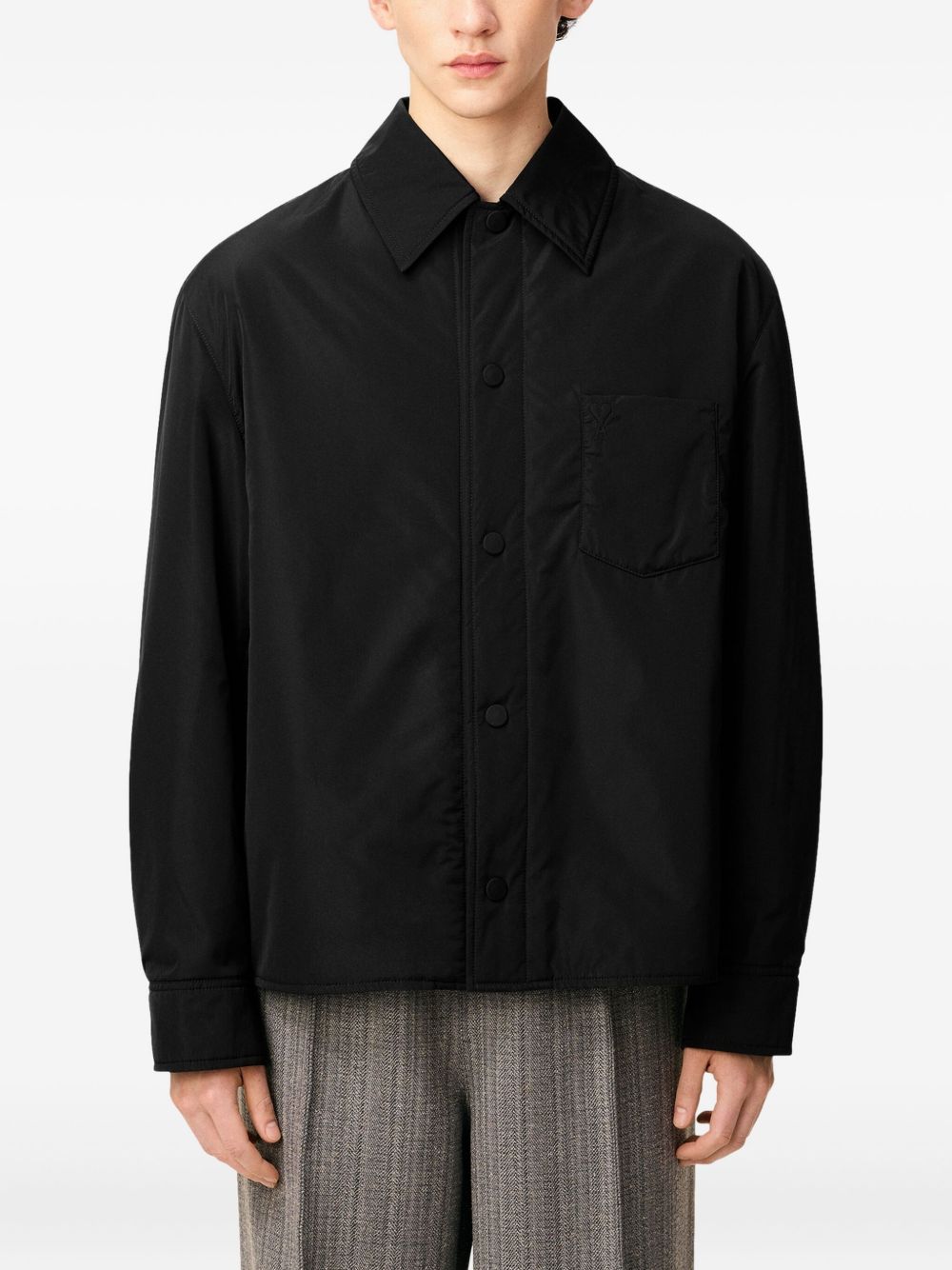Ami Paris Jackets Black Polyester