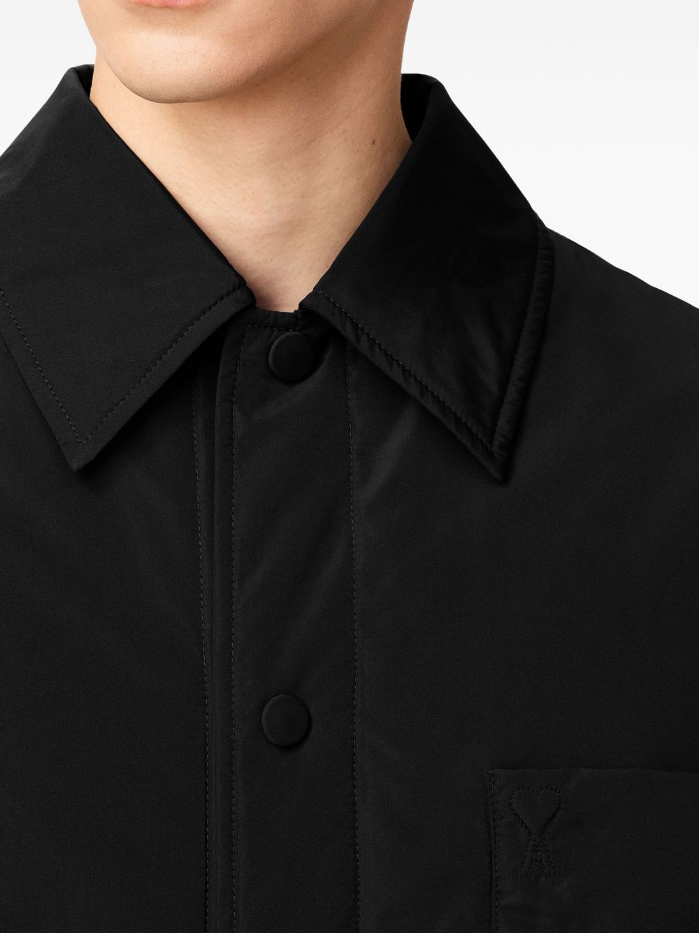 Ami Paris Jackets Black Polyester