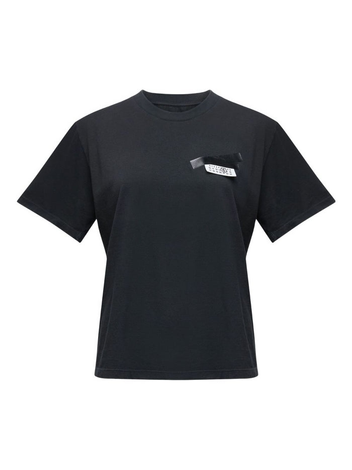 MM6 Maison Margiela T-shirts and Polos Black Cotton
