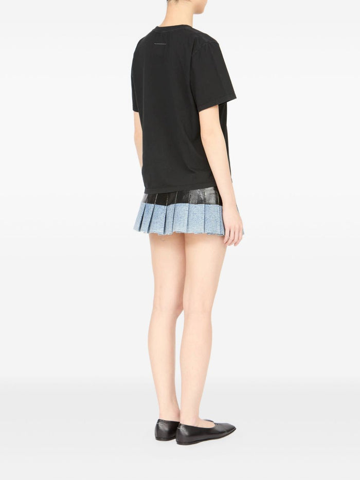 MM6 Maison Margiela T-shirts and Polos Black Cotton