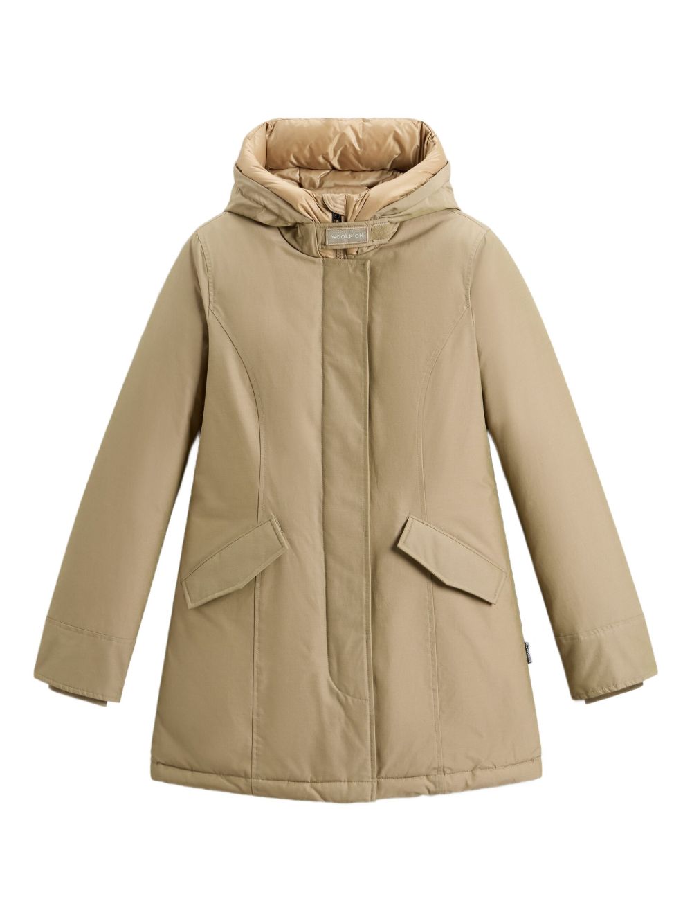 Woolrich Coats Beige Cotton Polyamide