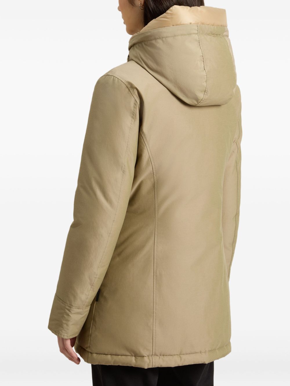Woolrich Coats Beige Cotton Polyamide