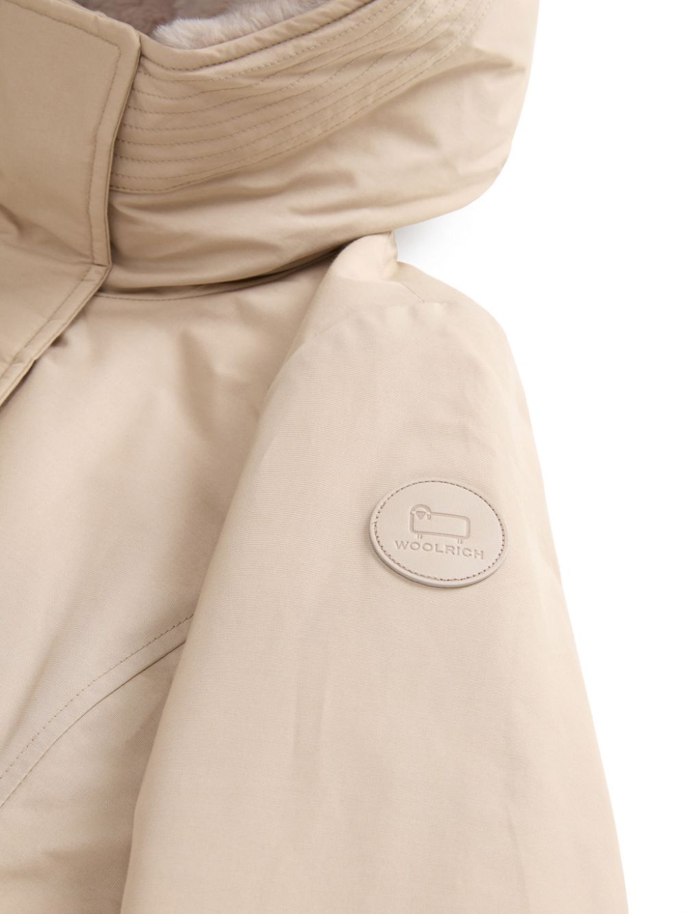 Woolrich Coats Beige Cotton Polyamide