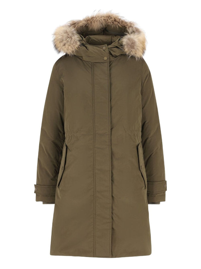 Woolrich Coats Green Polyester Polyamide