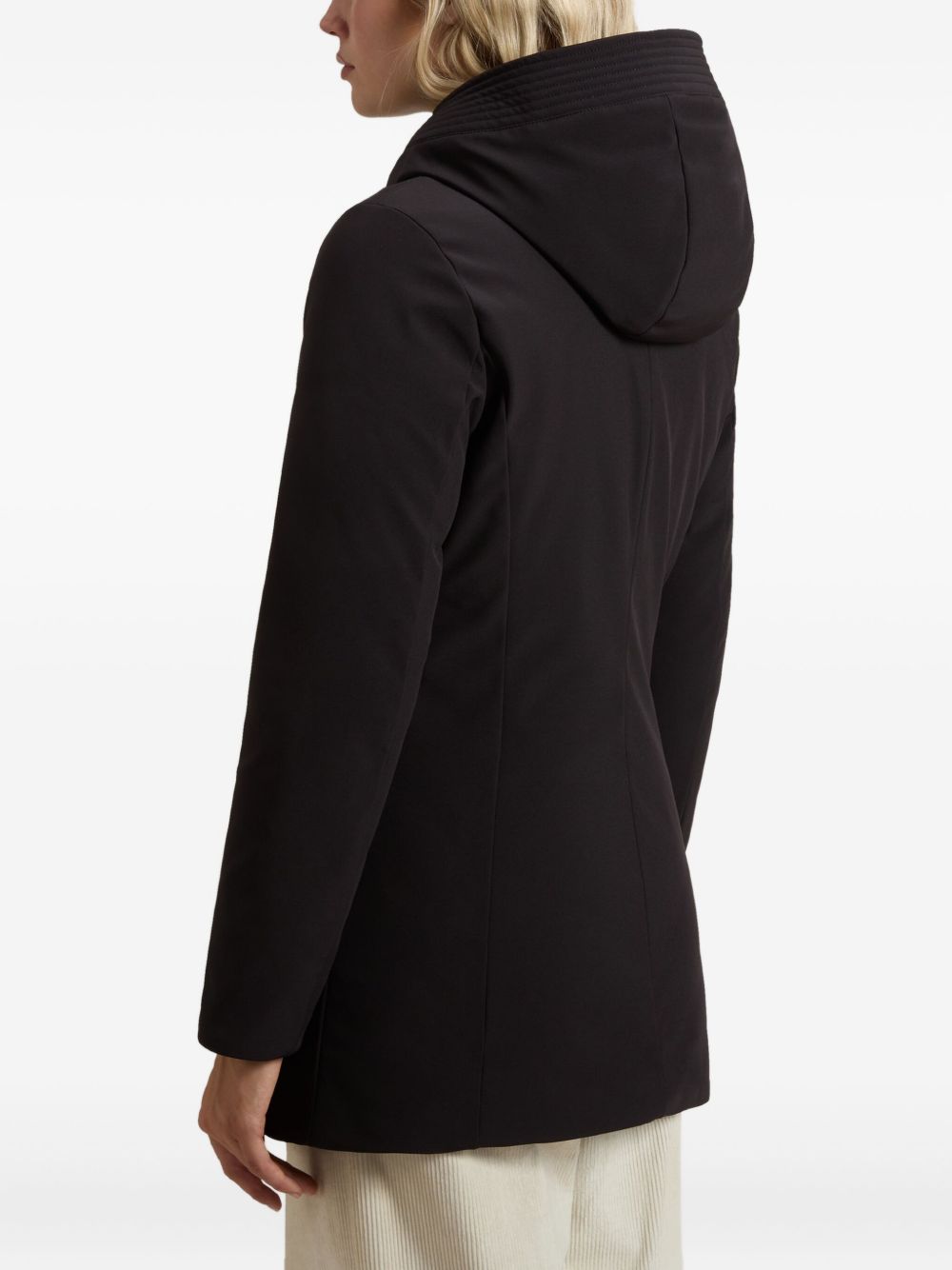 Woolrich Coats Black Polyester Elastane