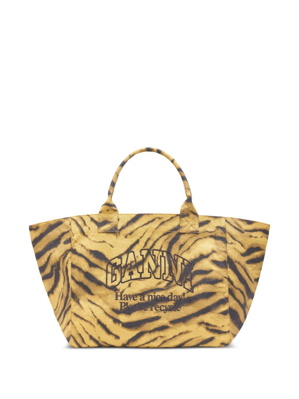Ganni Bags Kaki Recycled Cotton