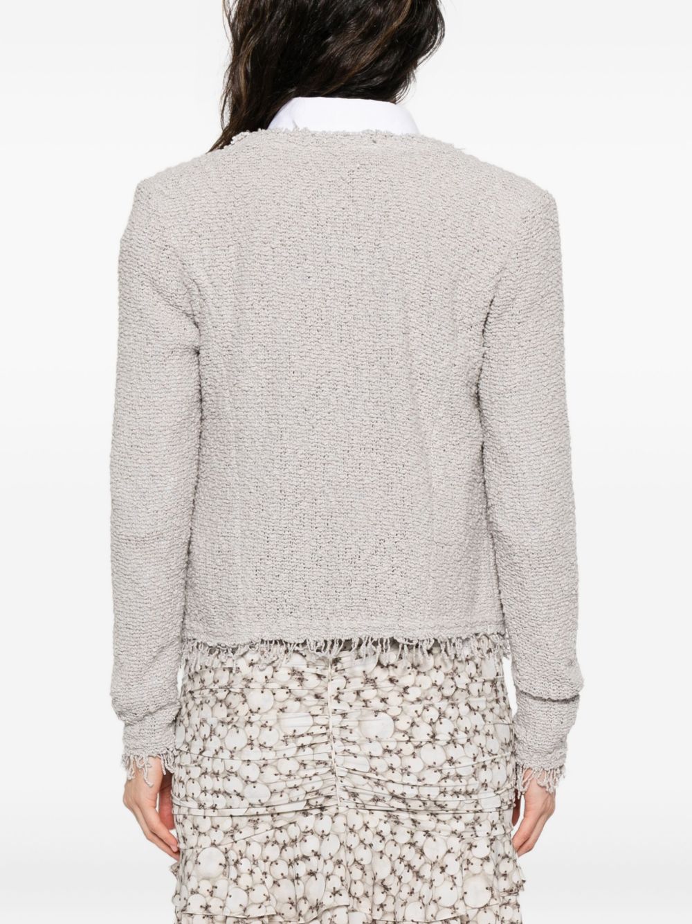 Iro Jackets Light Grey Outer: Cotton