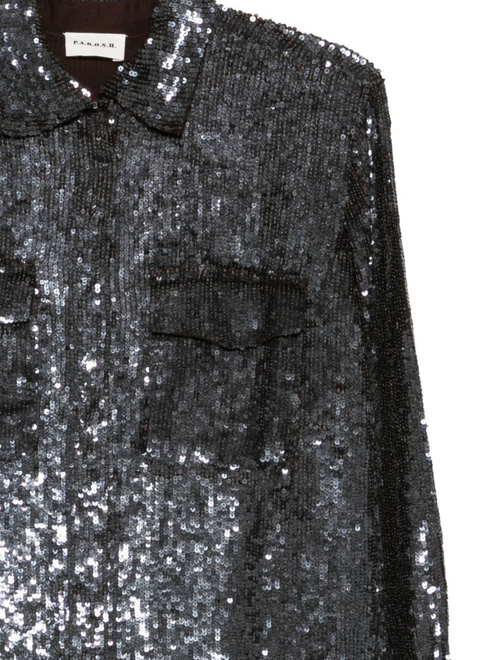 Parosh Shirts Brown Viscose