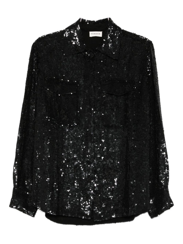 Parosh Shirts Black Viscose