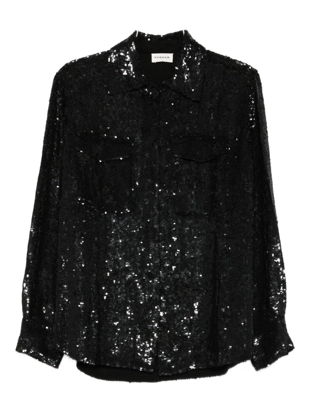 Parosh Shirts Black Viscose
