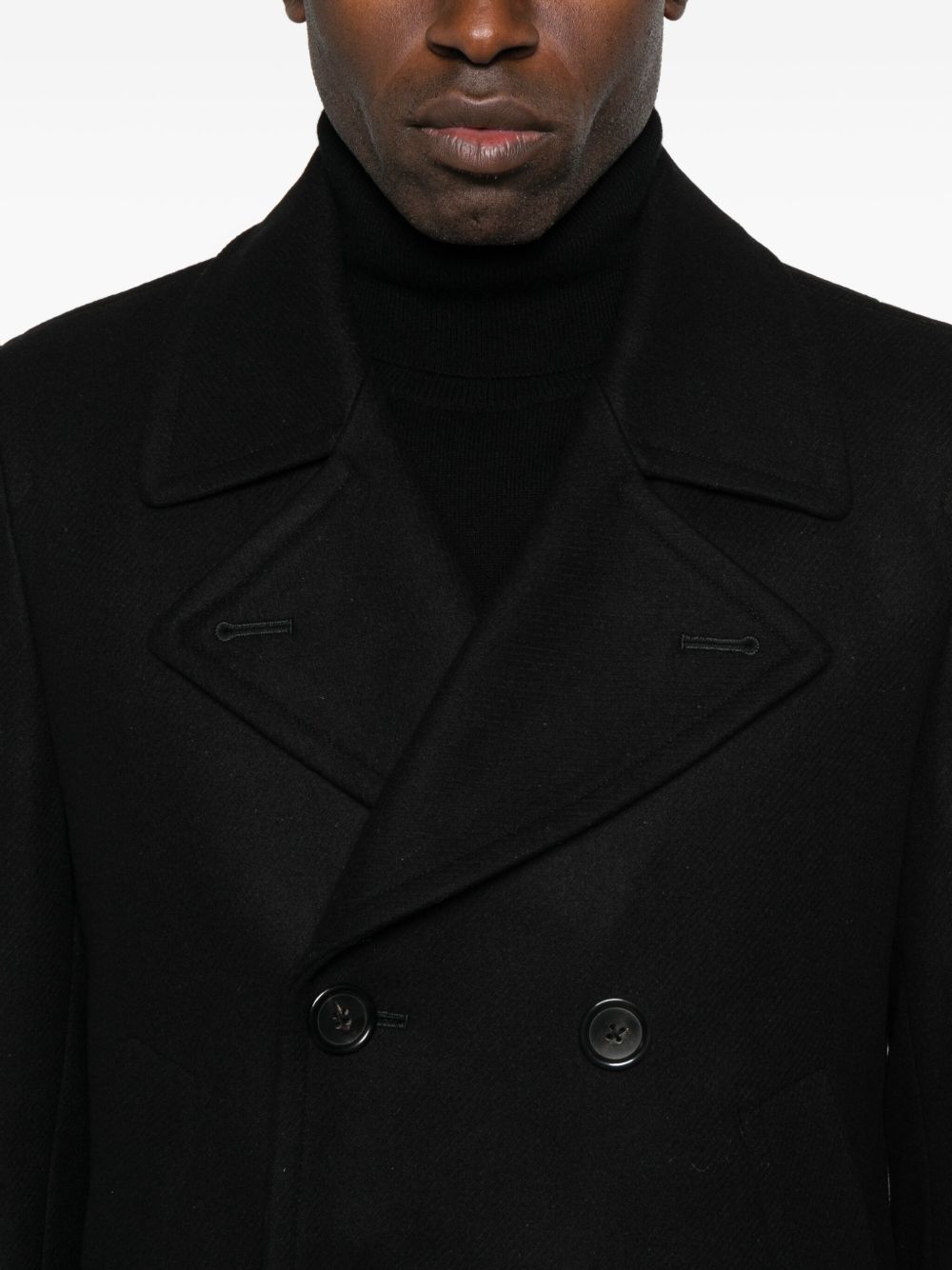Paul Smith Coats Black Wool