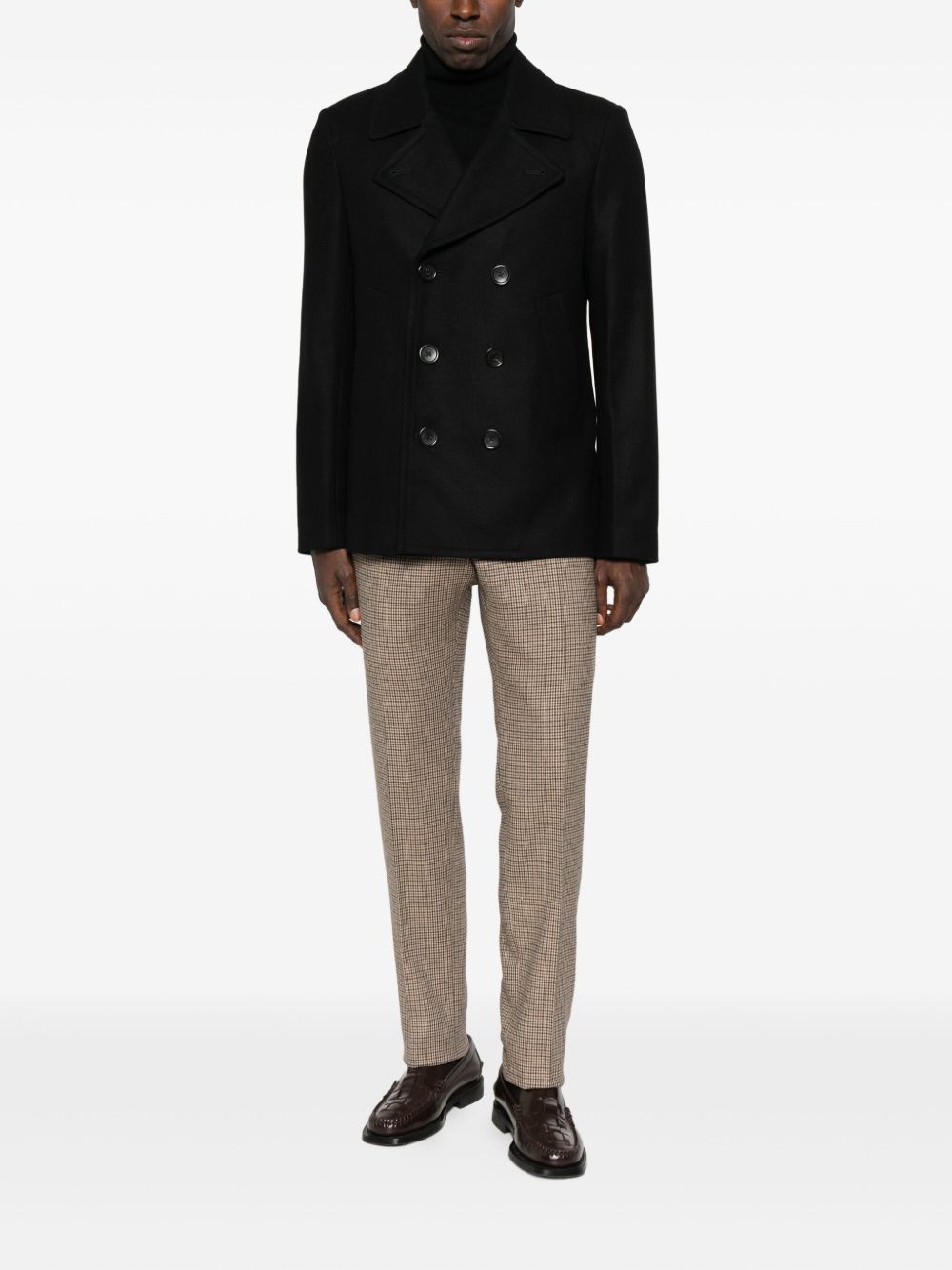 Paul Smith Coats Black Wool