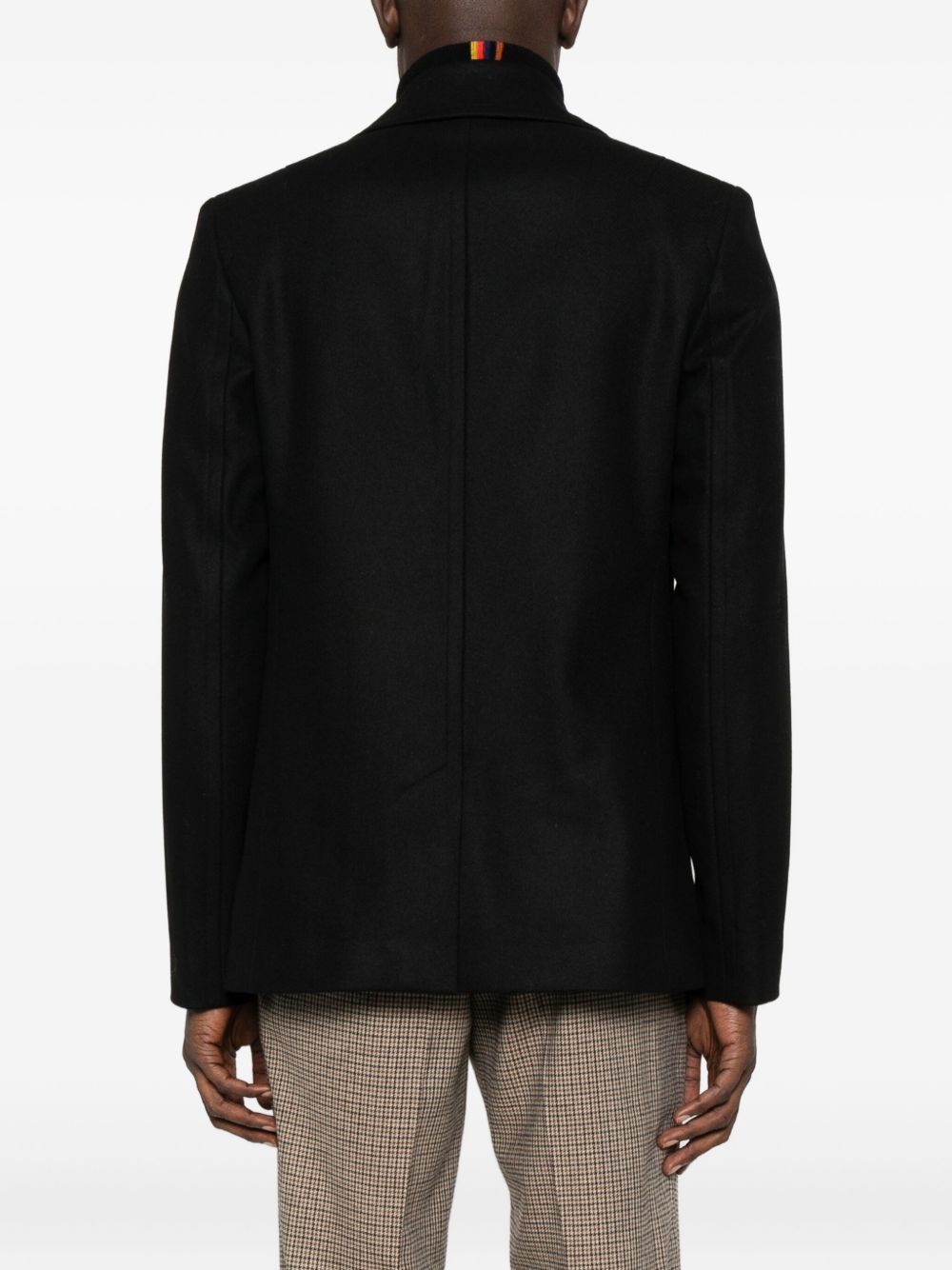 Paul Smith Coats Black Wool