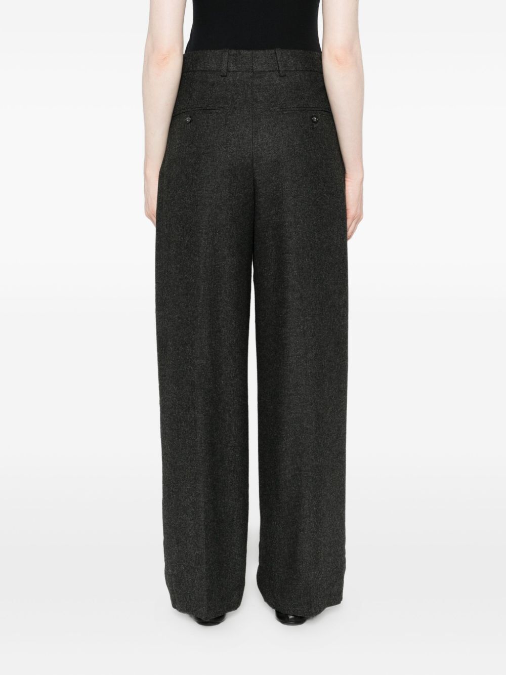 Toteme Main Trousers Grey Viscose