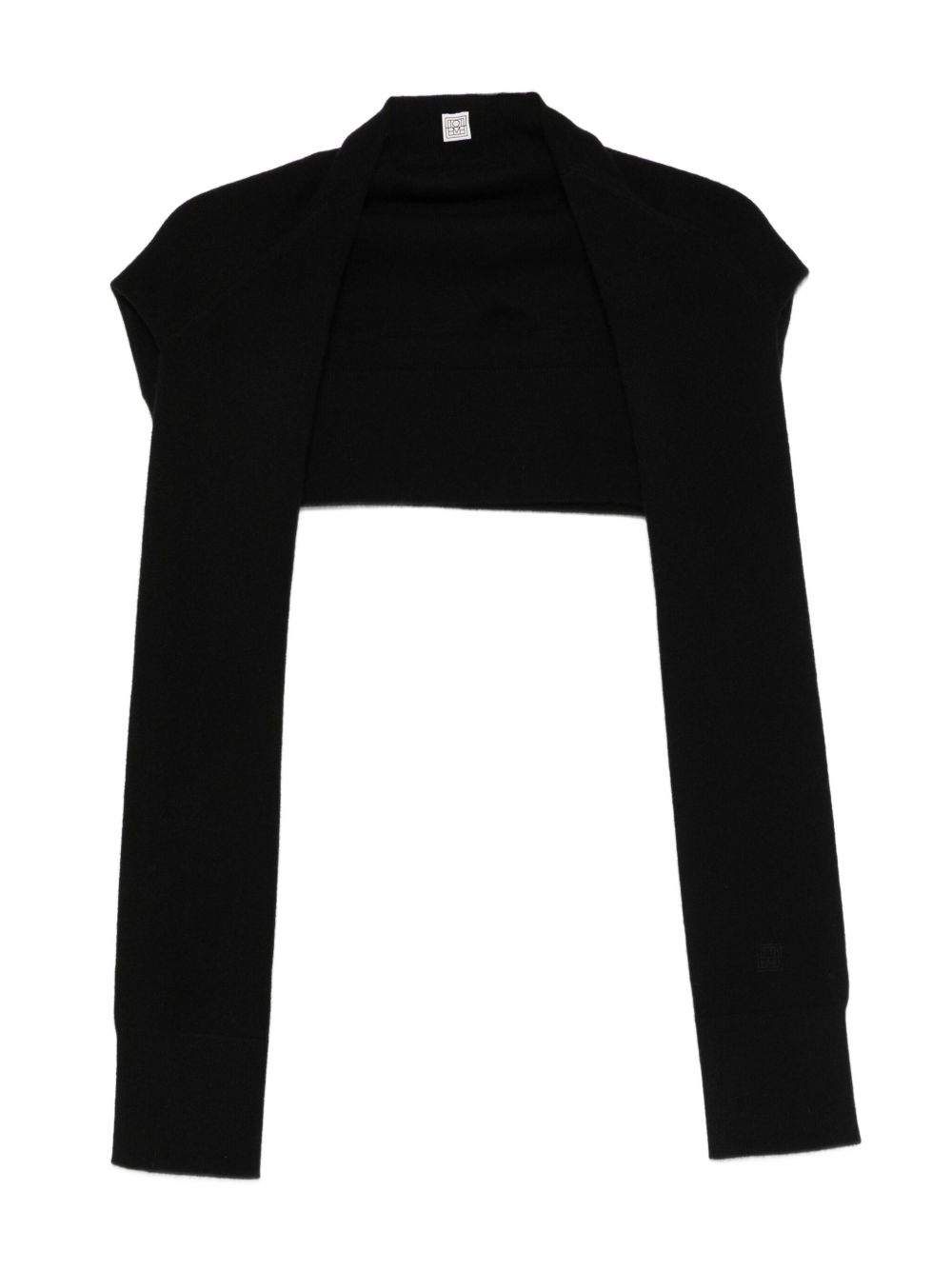 Toteme Main Scarfs Black Cashmere