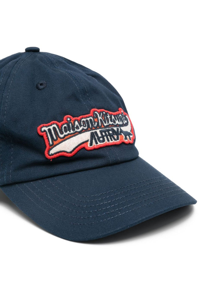 AUTRY X MAISON KITSUNE Hats Blue Cotton