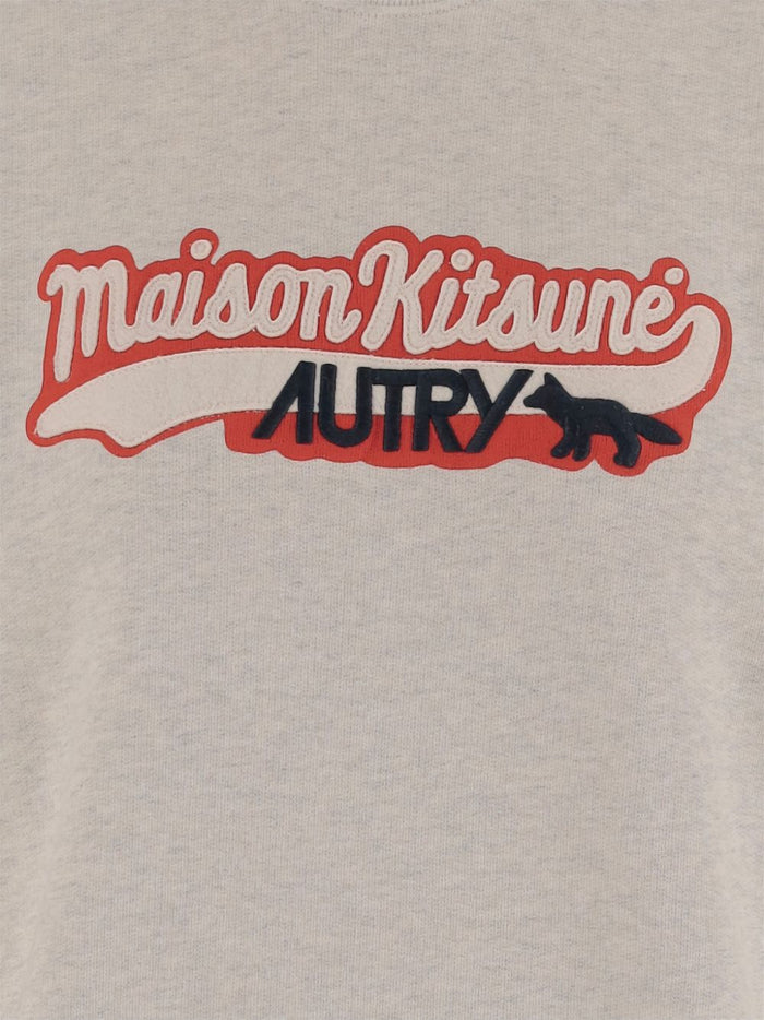 AUTRY X MAISON KITSUNE Sweaters Ivory Cotton
