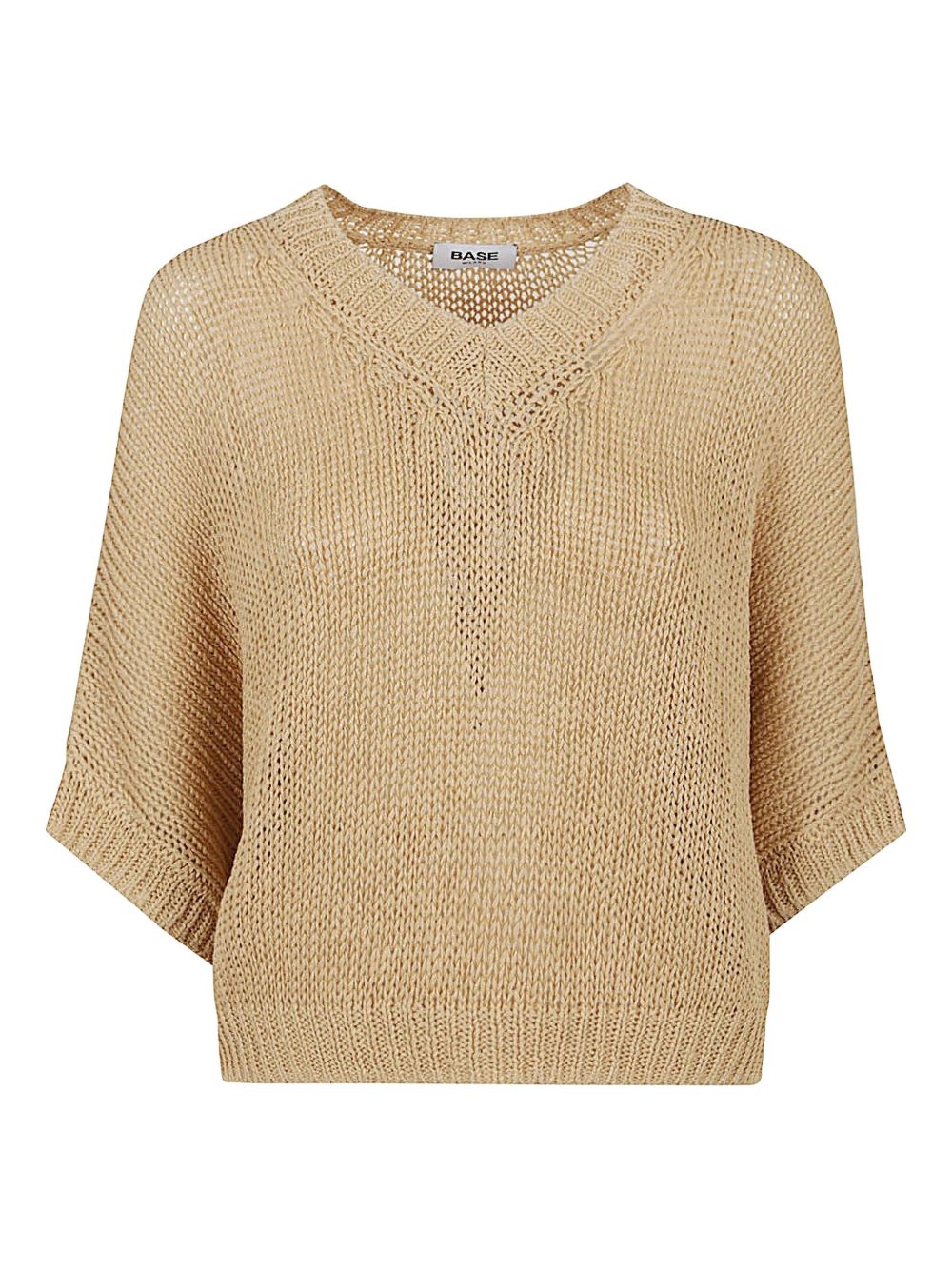 Base Jackets Beige Linen Cotton