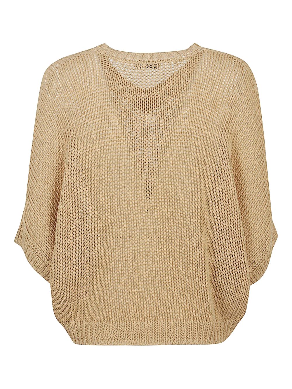 Base Jackets Beige Linen Cotton