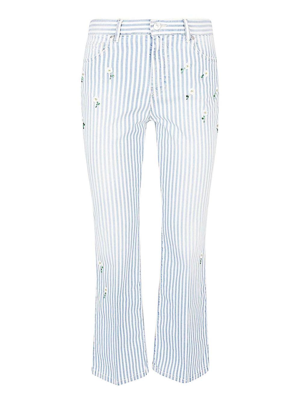 I Love My Pants Trousers Clear Blue Cotton Elastane