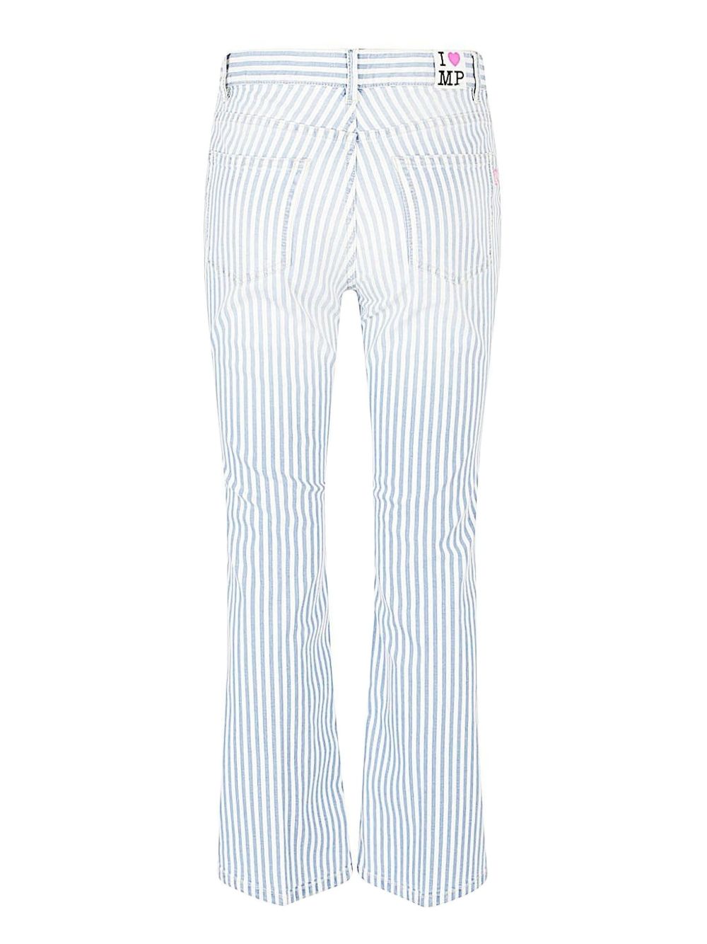 I Love My Pants Trousers Clear Blue Cotton Elastane