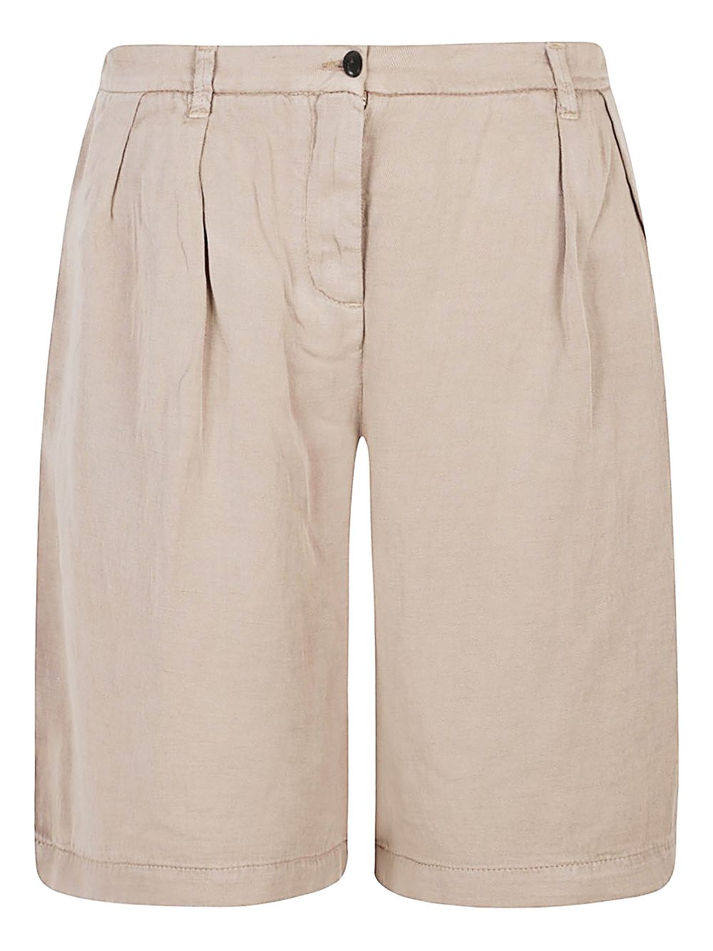 I Love My Pants Shorts Beige Lyocell Linen