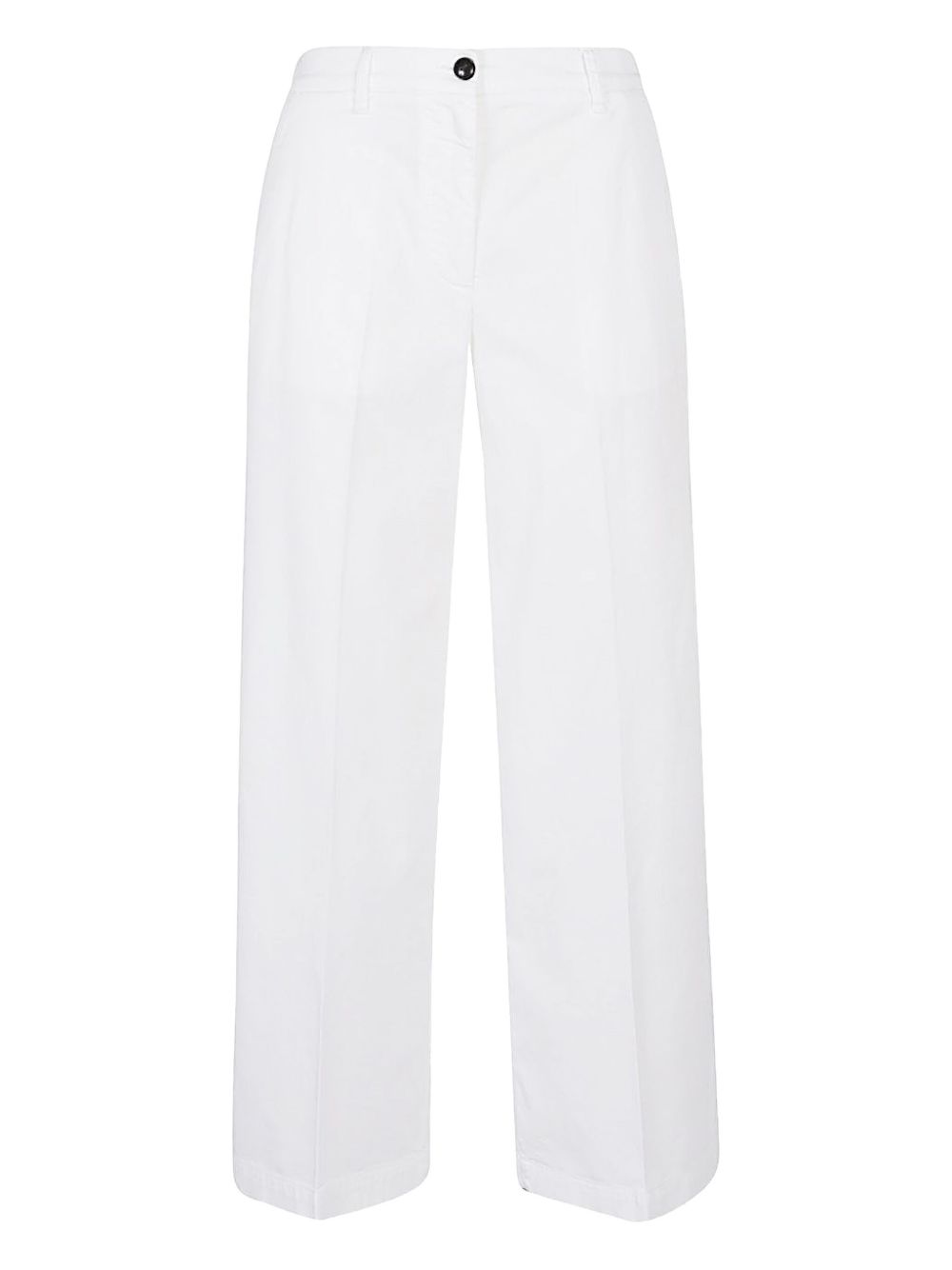 I Love My Pants Trousers White Cotton Elastane