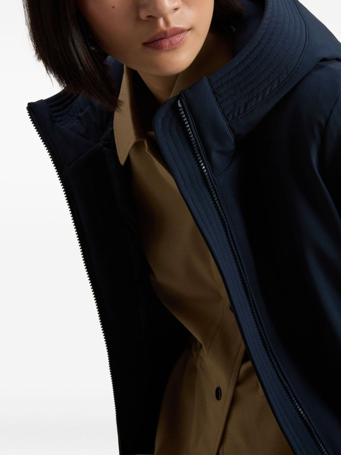 Woolrich Coats Blue Polyester Elastane