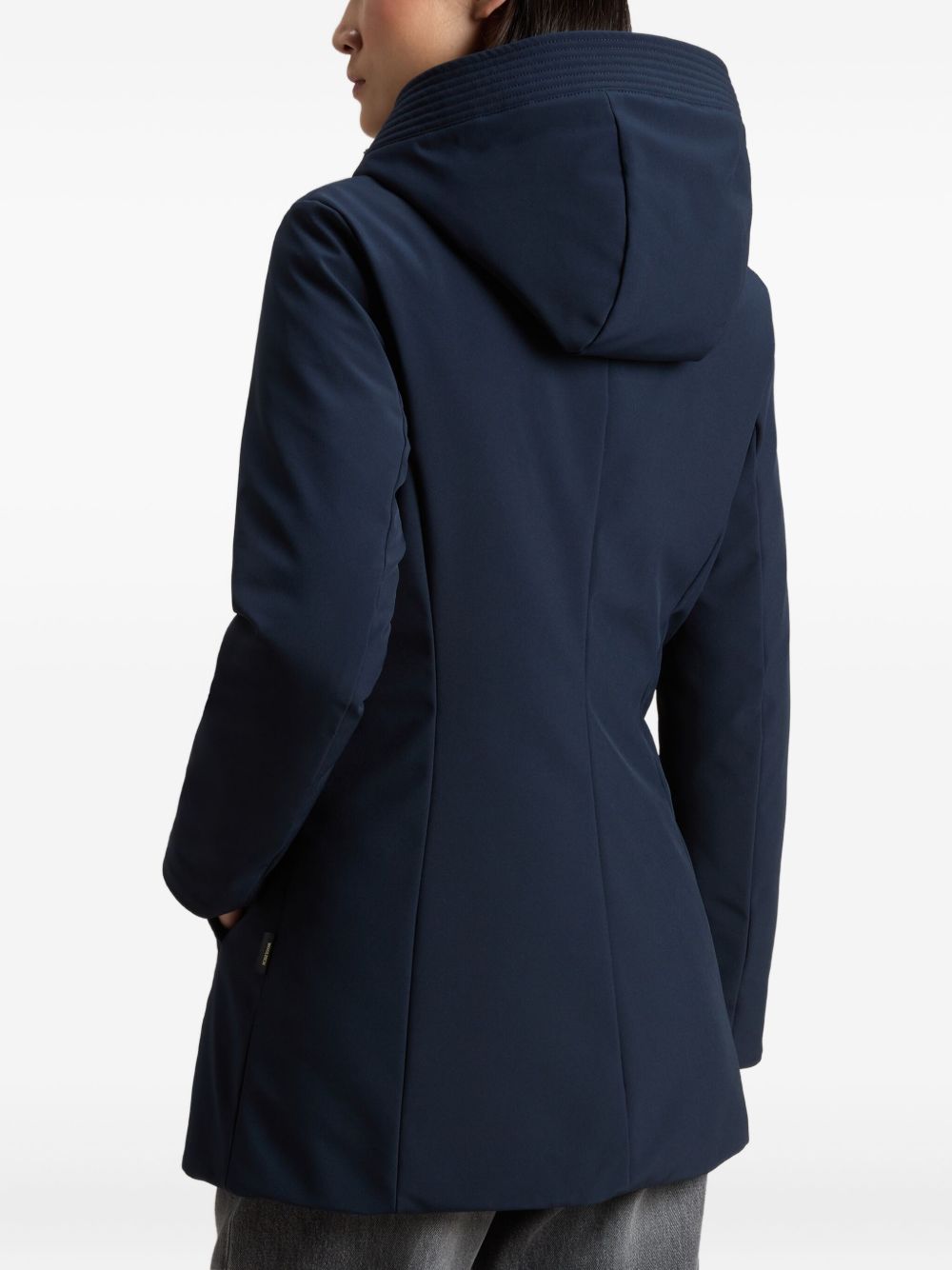 Woolrich Coats Blue Polyester Elastane