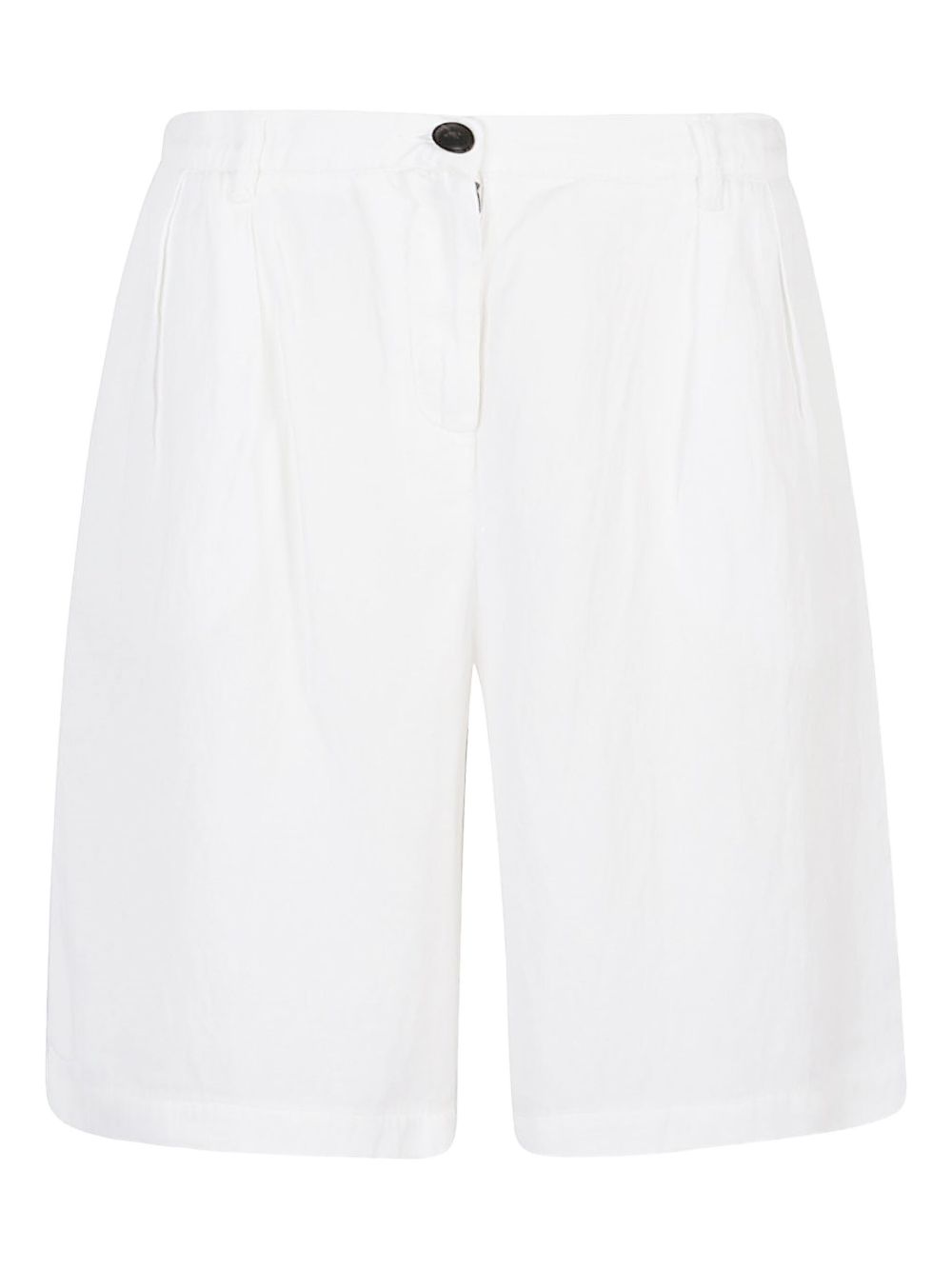 I Love My Pants Shorts White Lyocell Linen