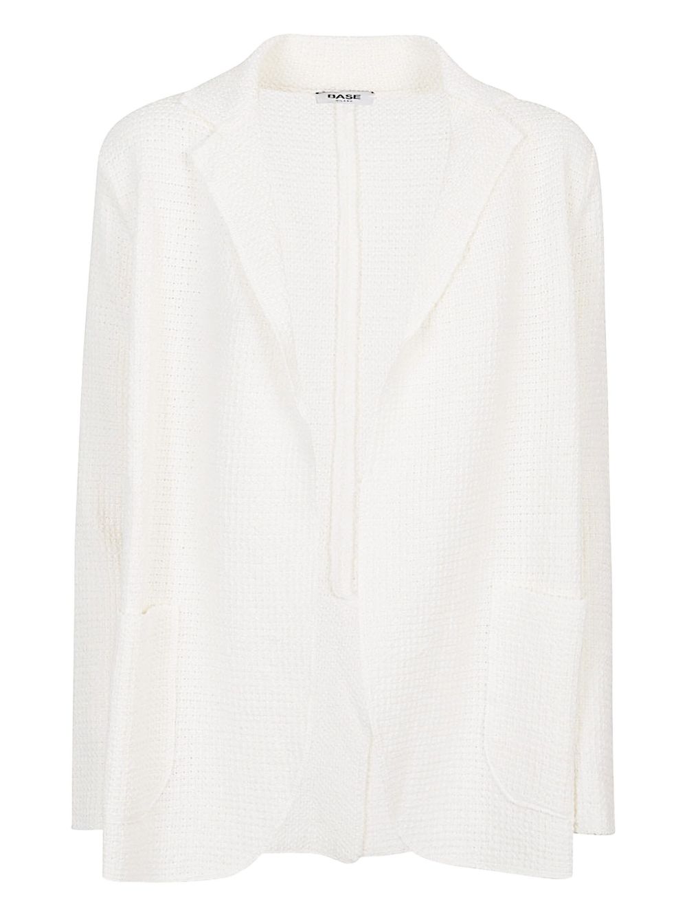 Base Jackets White Cotton Nylon