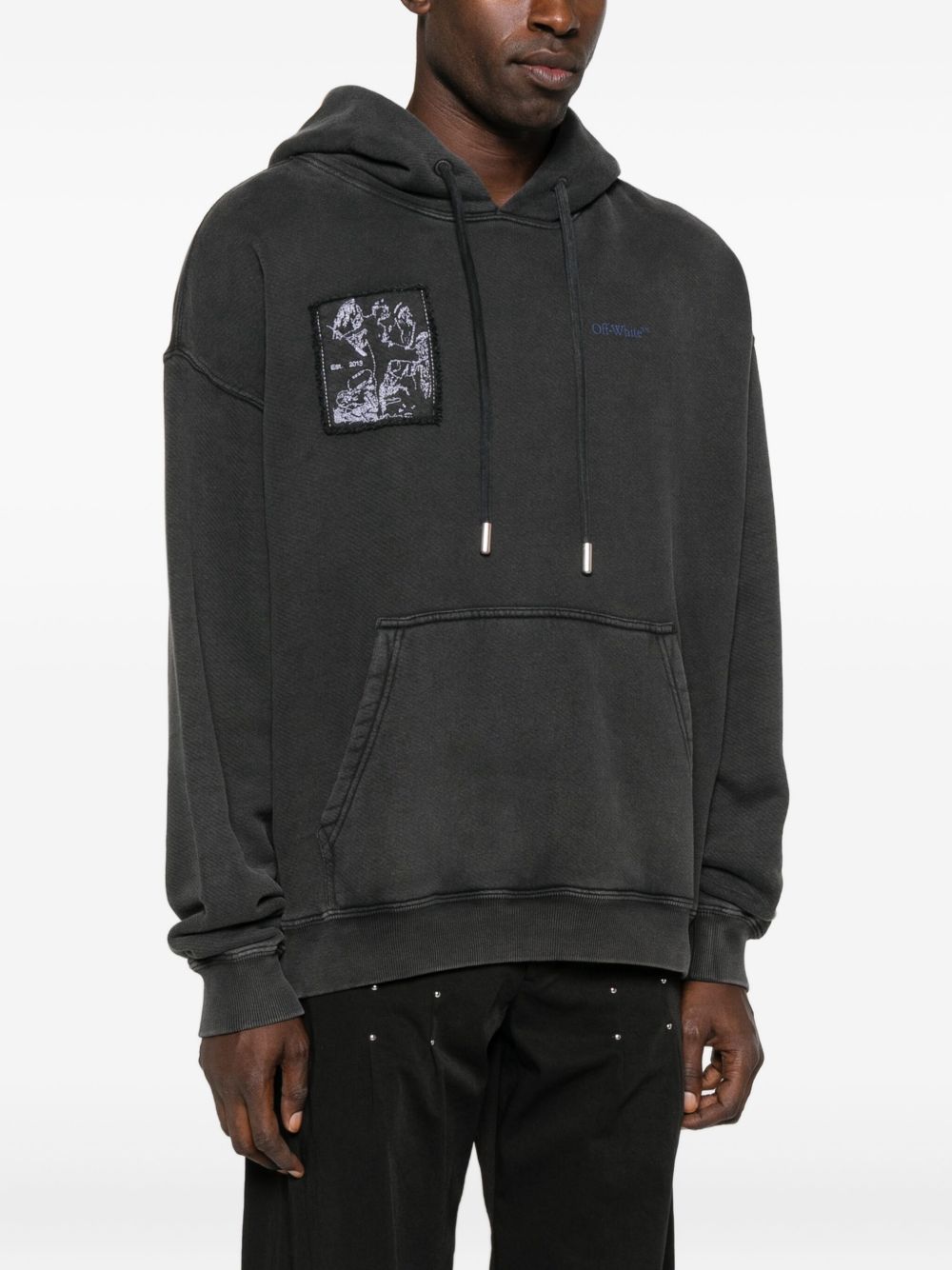 Off White Sweaters Black Fabric