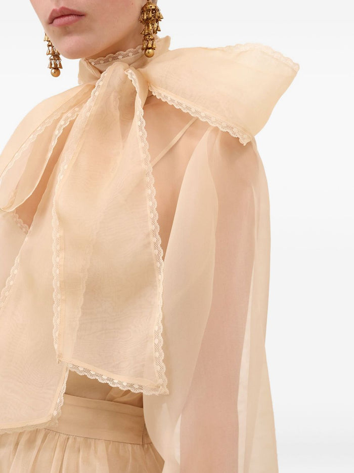 Zimmermann Shirts Beige Silk