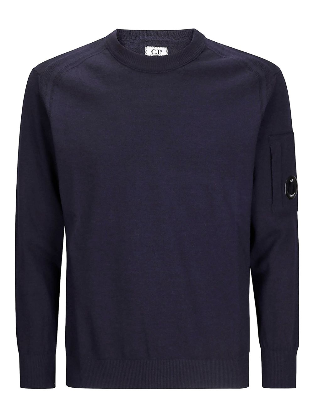 C.P.Company Sweaters Blue Natural (veg)->cotton100.0 %