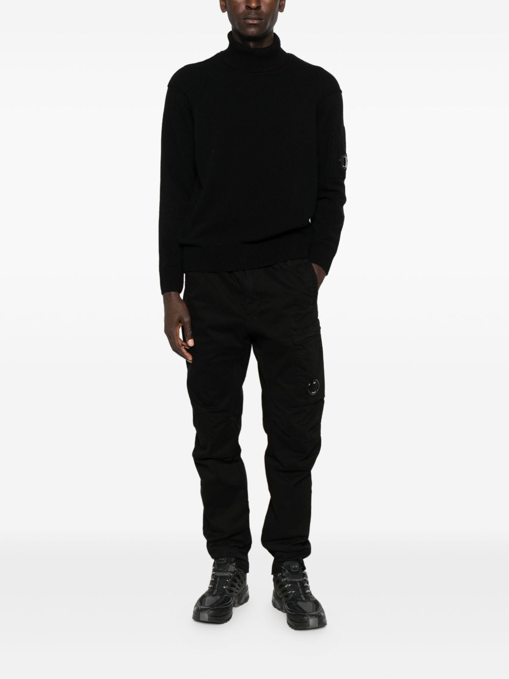 C.p.company Sweaters Black Wo Pa
