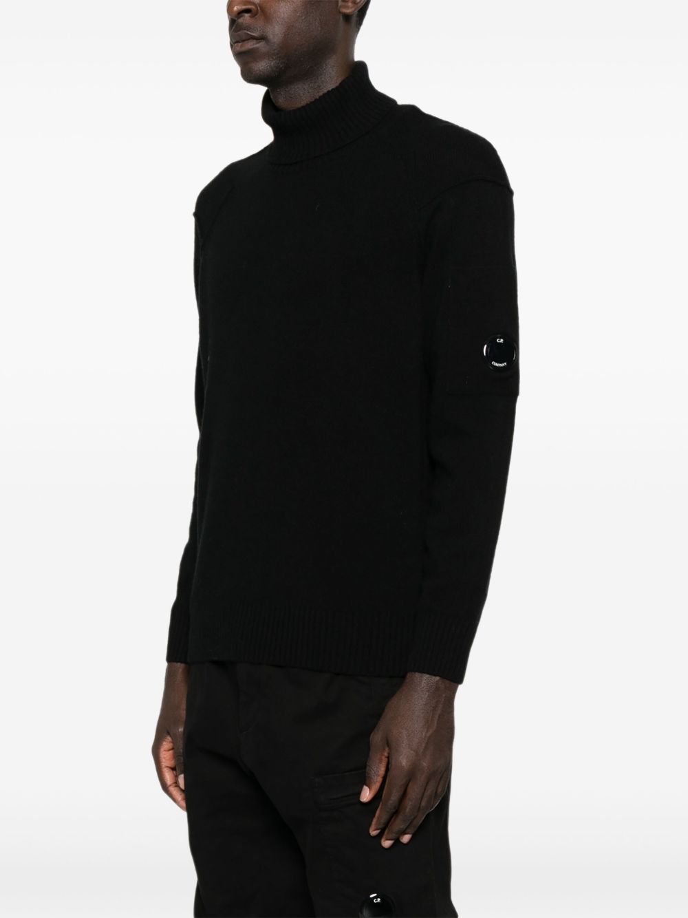C.p.company Sweaters Black Wo Pa