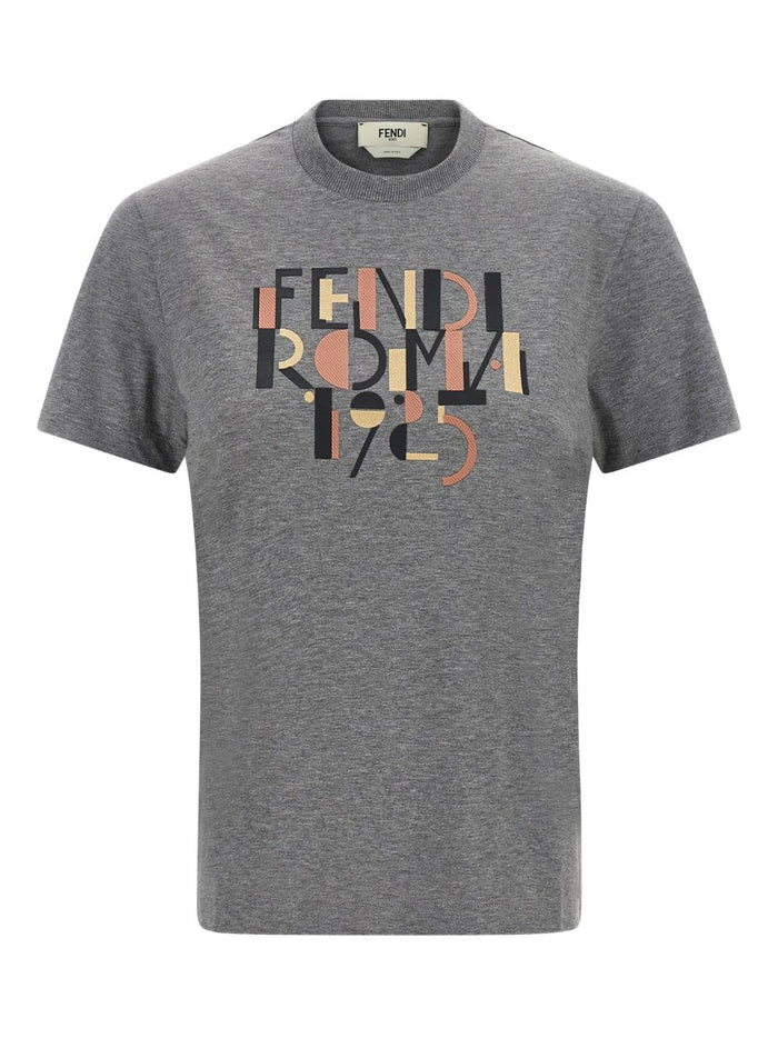 Fendi T-Shirts And Polos Grey