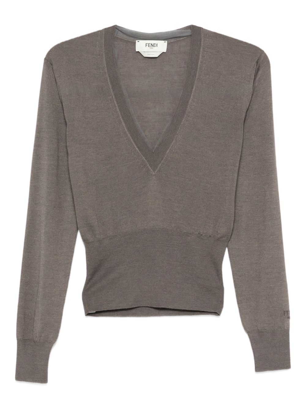 Fendi Sweaters Grey