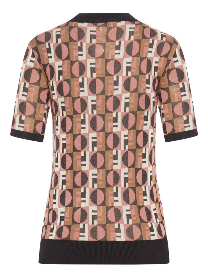 Fendi T-Shirts And Polos Pink