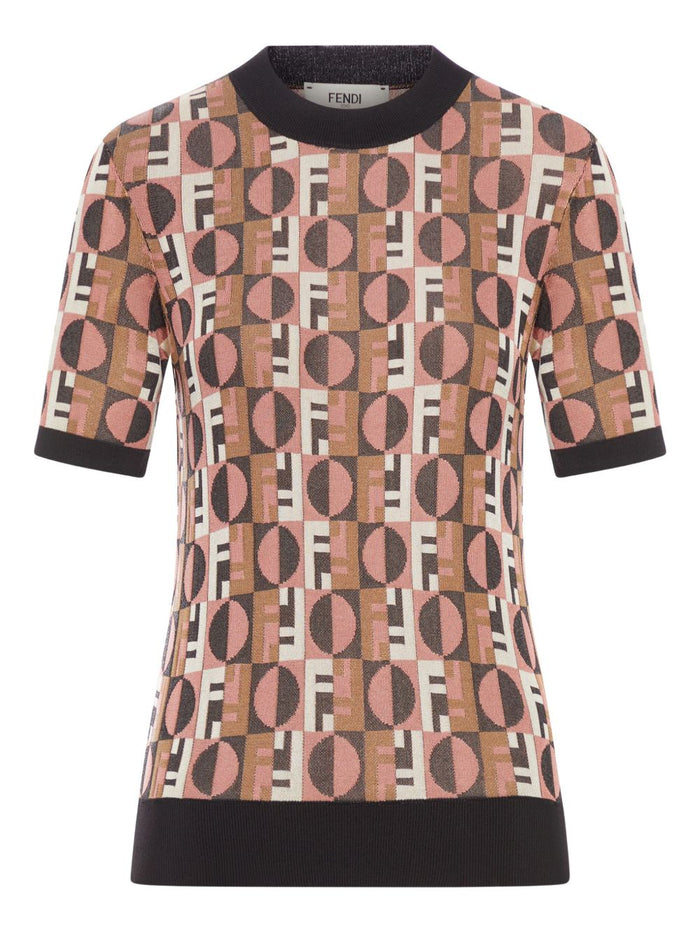Fendi T-Shirts And Polos Pink