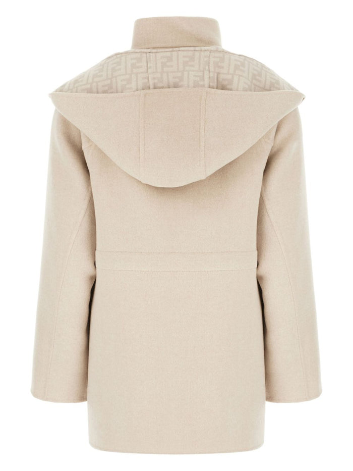 Fendi Coats Light Grey