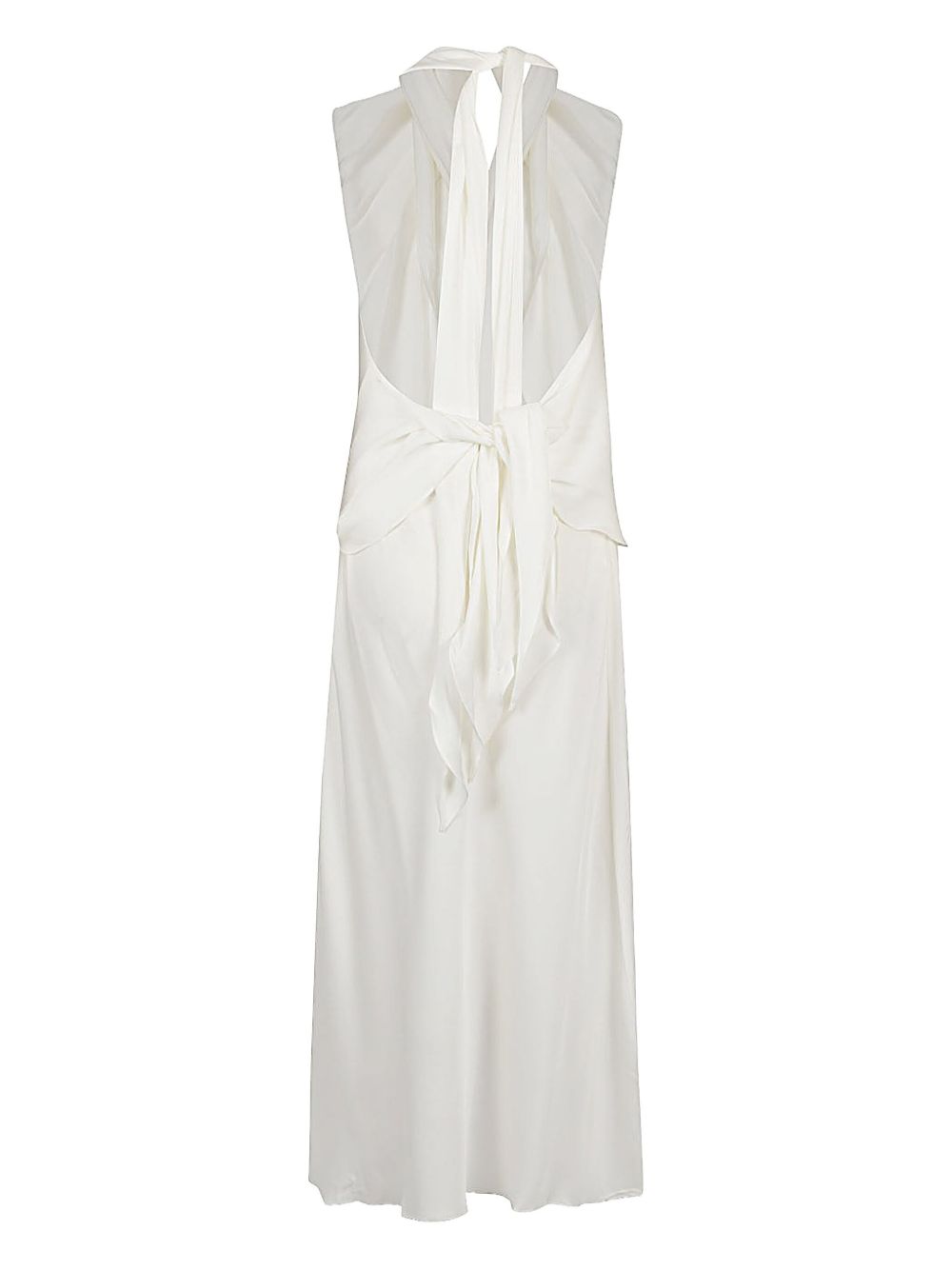 SILK95FIVE Dresses White Silk Elastane