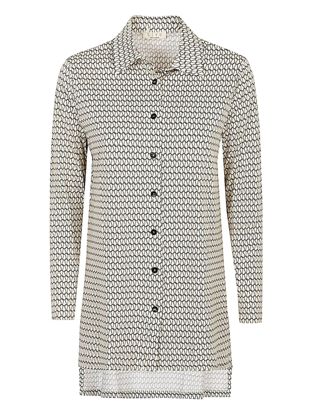 Siyu Shirts Beige Viscose Elastane