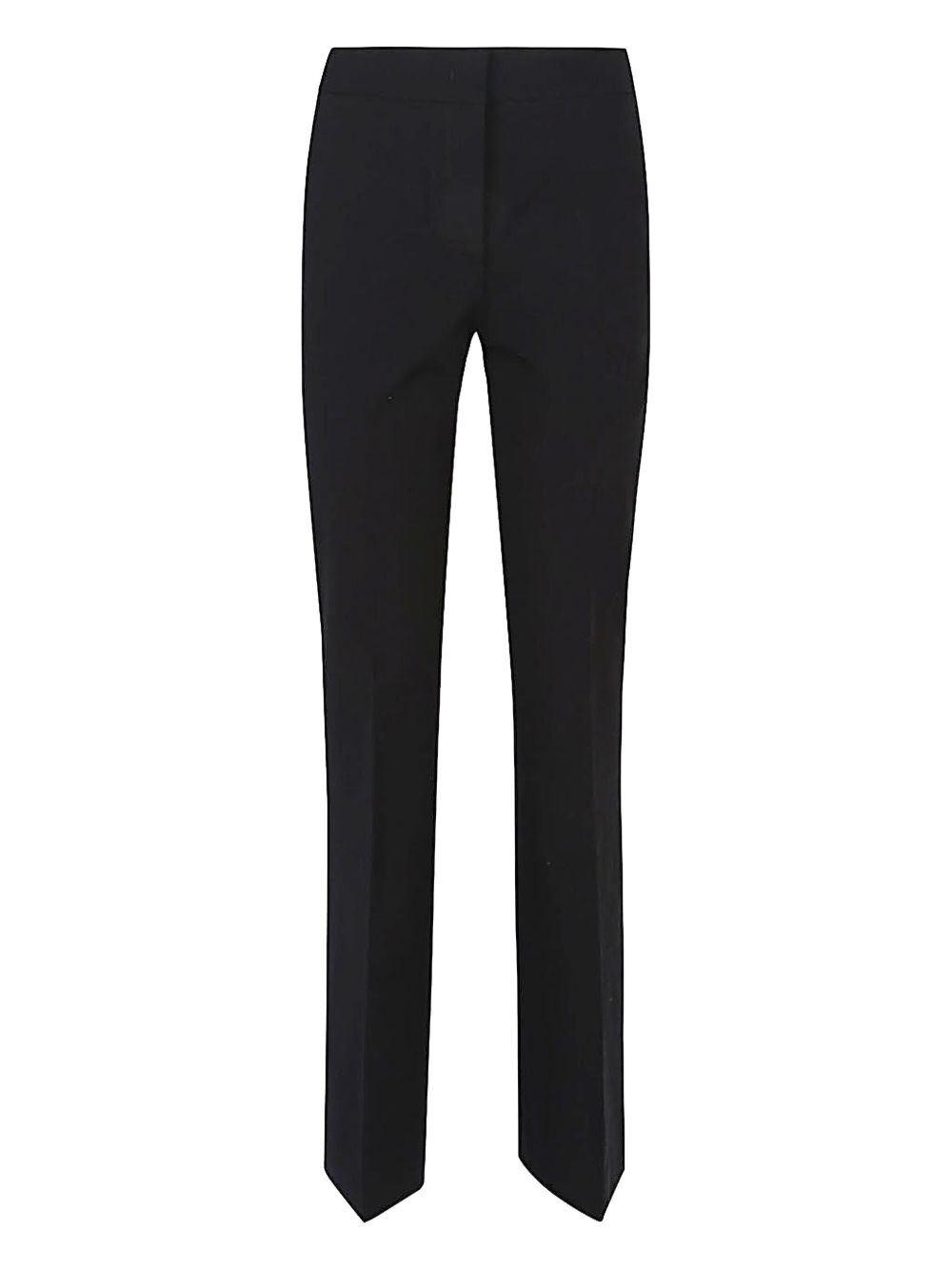 Via Masini 80 Trousers Black Cotton Elastane