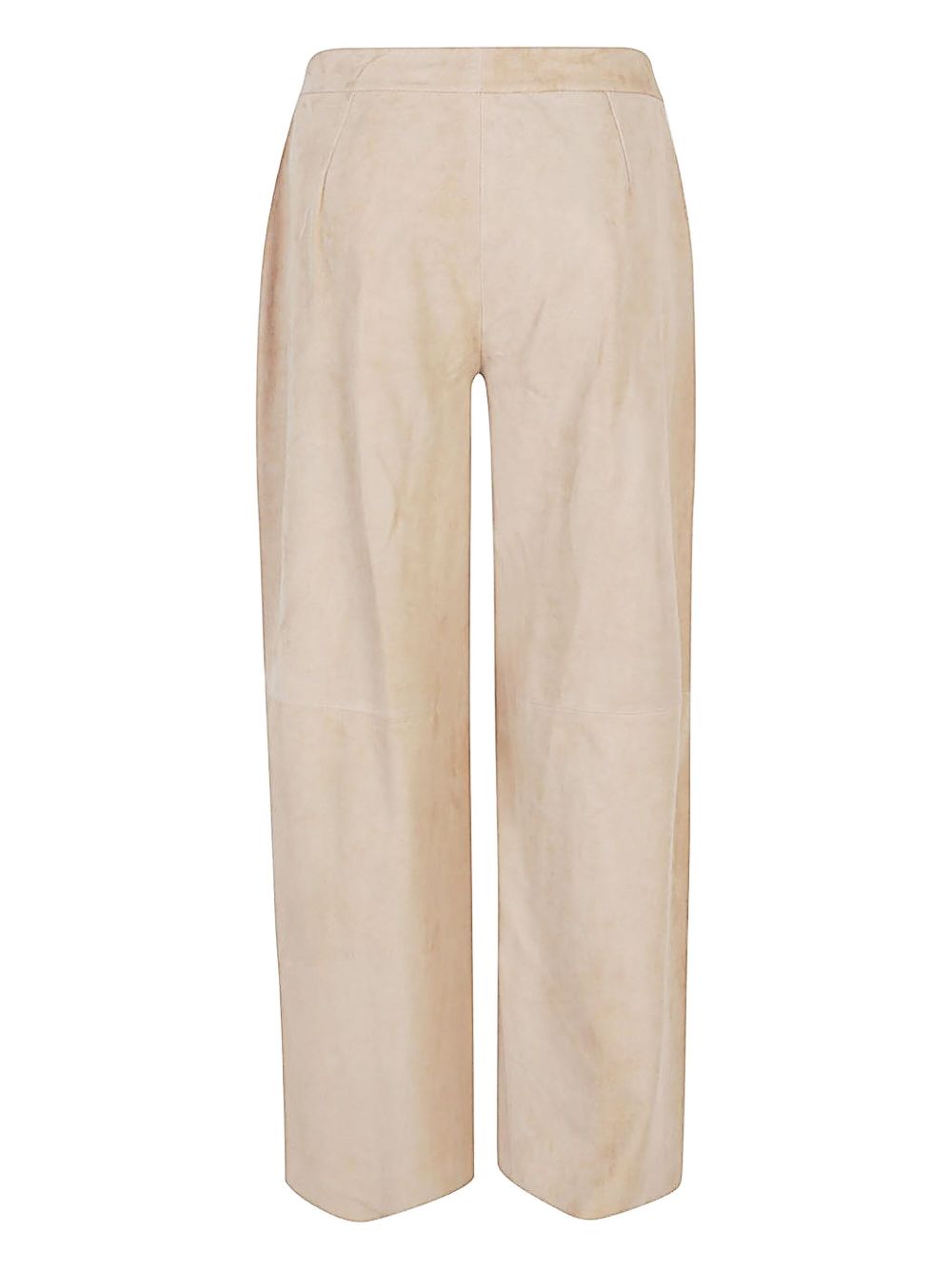 Via Masini 80 Trousers Beige Leather